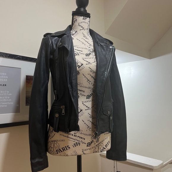 Bagatelle NYC  Black Genuine Leather Moto Biker Jacket - Picture 3 of 4